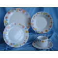 Haonai 210554 japanese style dinner set/elegance fine porcelain dinner set,20pcs 30pcs dinner set.